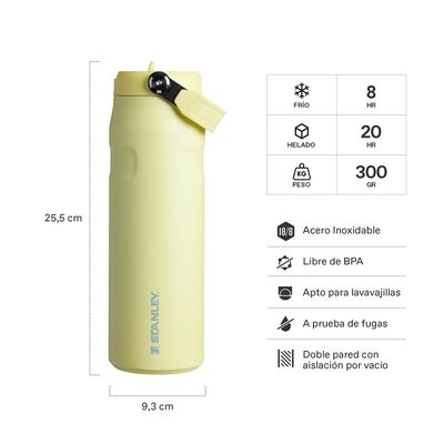 Imagen 2 del producto Botella Térmica Flip Straw 20 Pomelo - 710 ml