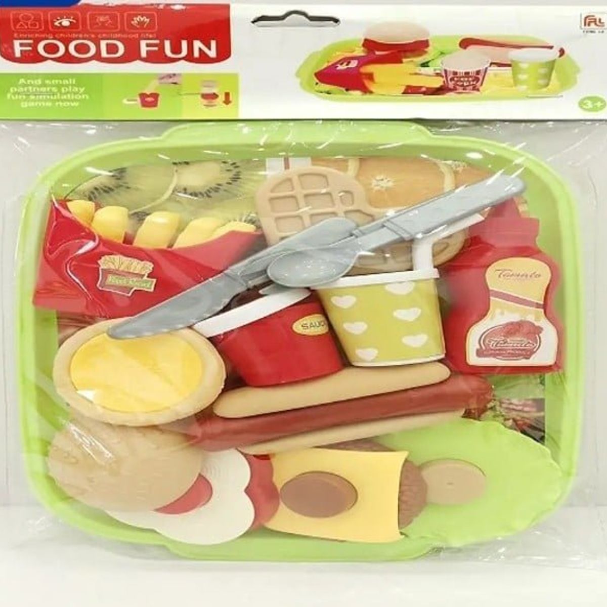 GENERICO - Set juguete de comida para niños