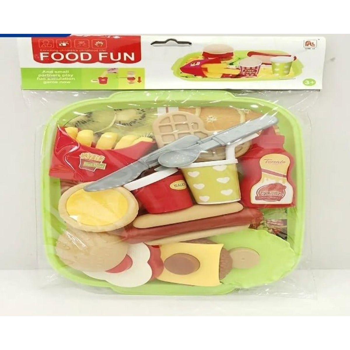 GENERICO - Set juguete de comida para niños