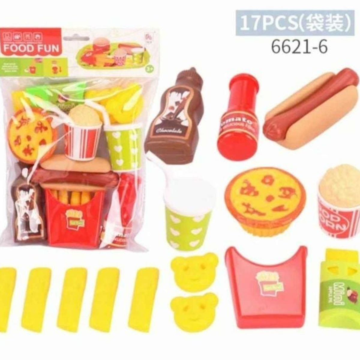 GENERICO - Set juguete de comida para niños