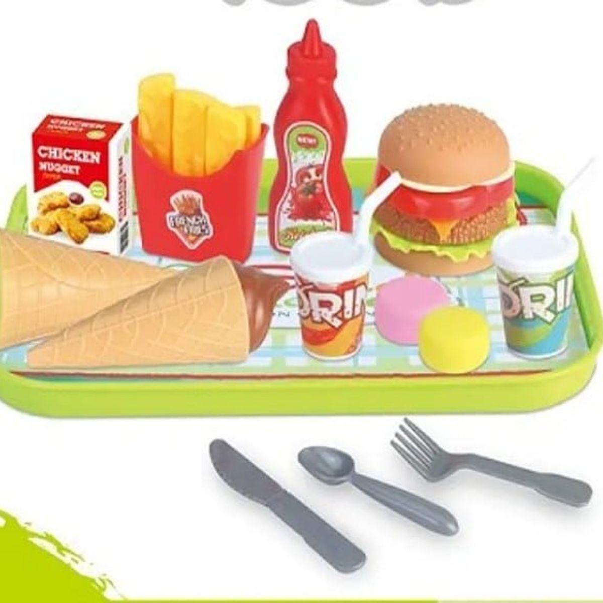 GENERICO - Set juguete de comida para niños