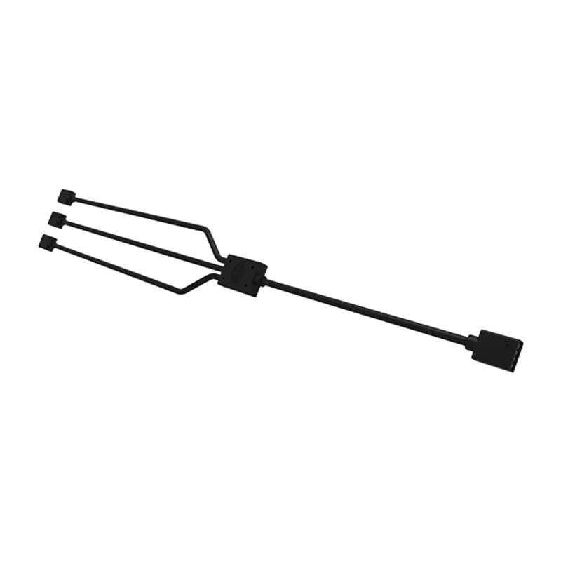 COOLER MASTER - Cable Extensión 1 A 3 RGB FAN Splitter 58cm Cooler Master