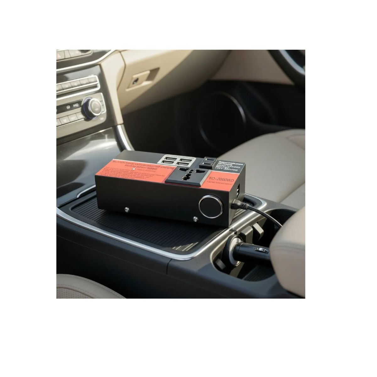 GENERICO - Inversor corriente autos convertidor 1500w 220v