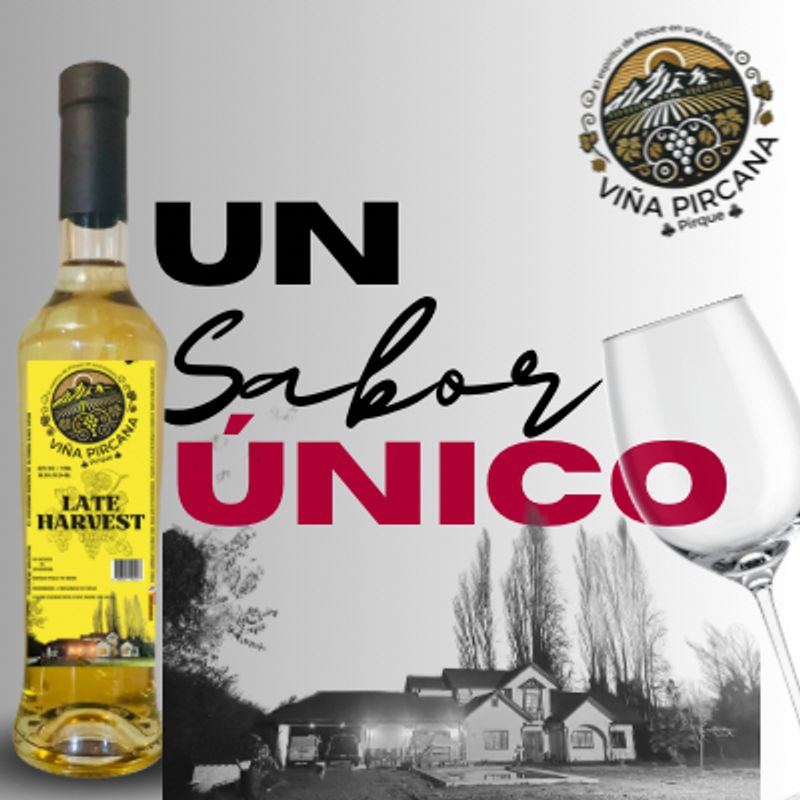 DOLARCORP - Viña Pircana Pack 5 Botellas Vino Late harvest