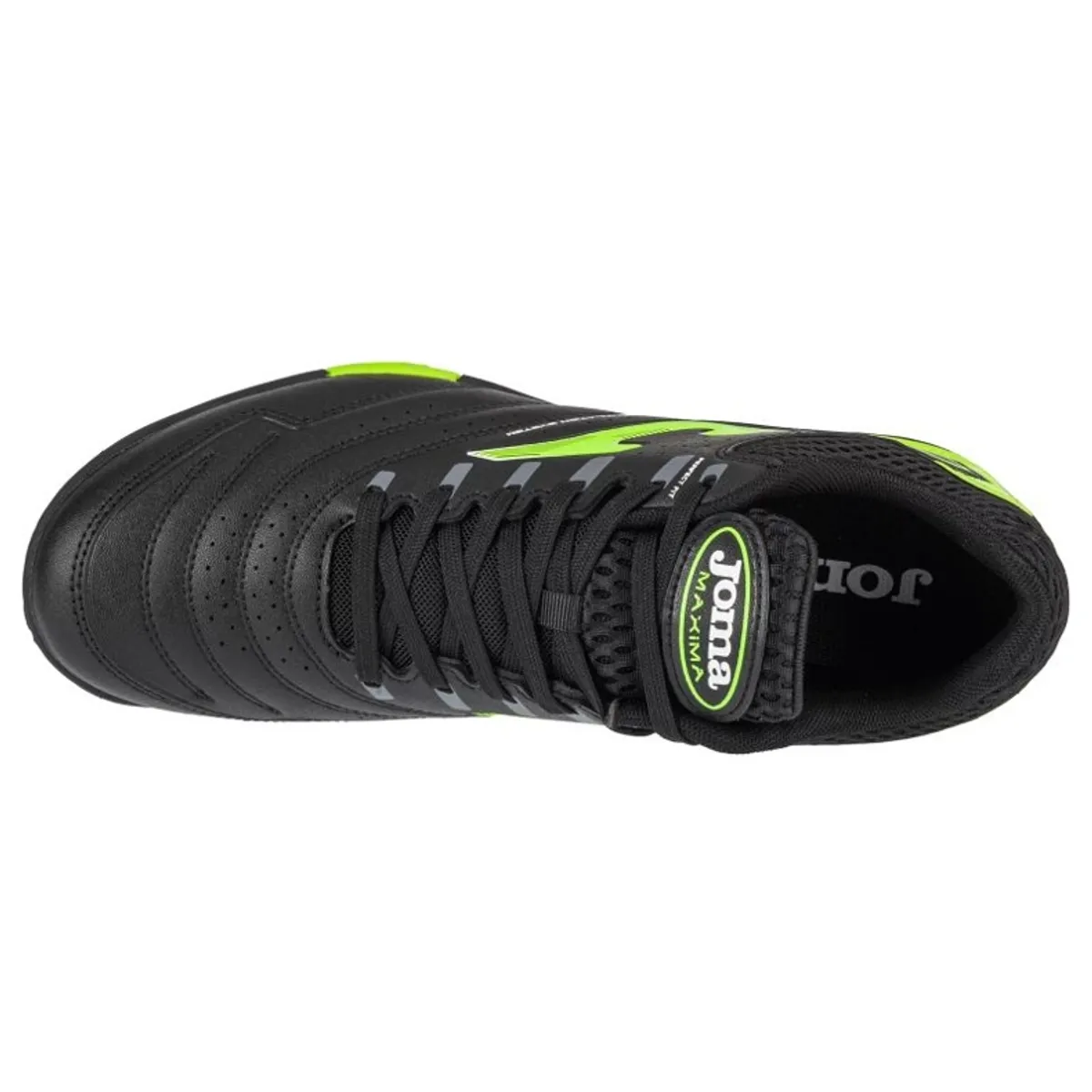 JOMA - Zapatilla Joma Maxima 2401 Negro-Verde Futbolito