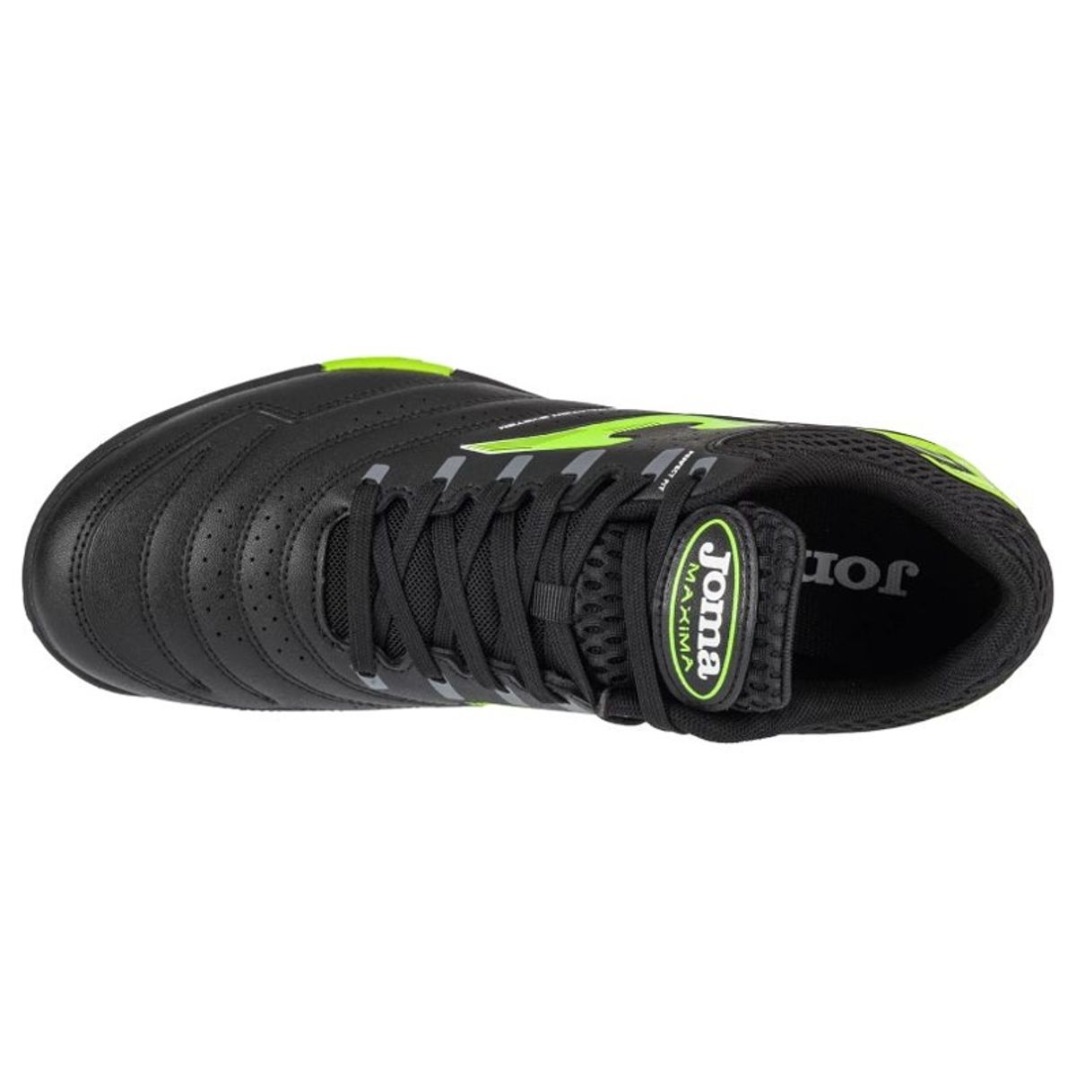JOMA - Zapatilla Joma Maxima 2401 Negro-Verde Futbolito