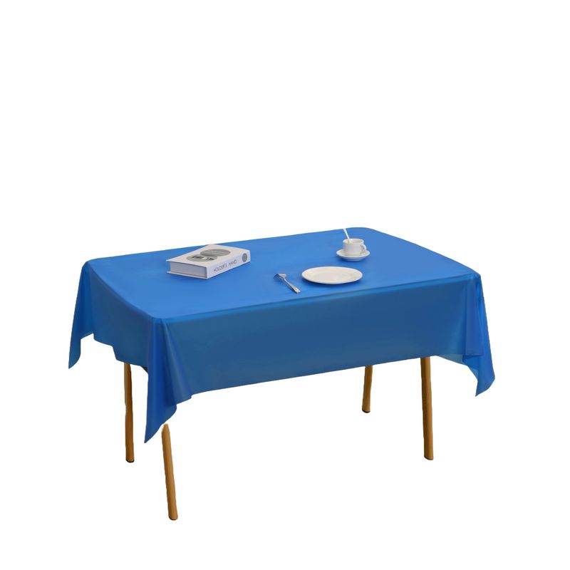 GENERICO - Mantel Plástico Para Mesa Decoración Cumpleaños Fiesta Azul