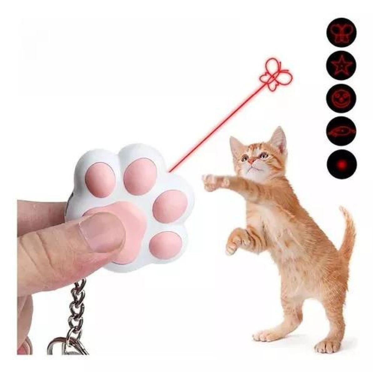 GENERICO - Juguete Interactivo Láser para Gatos Diversión Sin Fin