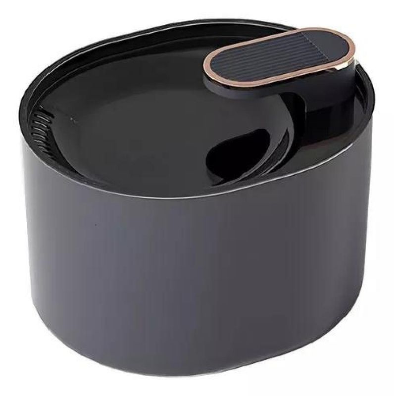 GENERICO - Fuente Bebedero De Agua  Para Perro Color Negro