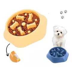 GENERICO - Per-Ros plato de comida antiansiedad mascotas