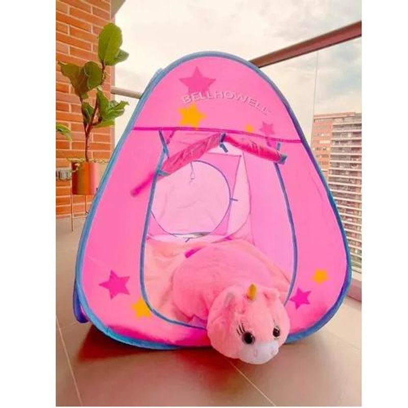 GENERICO - Carpa 3 En 1 Peluche Casa Para Niñas Niños Carpa Plegable