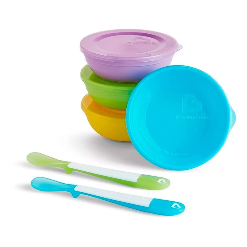 MUNCHKIN - Set Alimentación Bowl 10 Piezas Love A 4Pk Munchkin