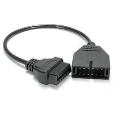 GENERICO - Cable Conector Gm Chevrolet Daewoo Obd1 A Obd2 12 a 16 Pin