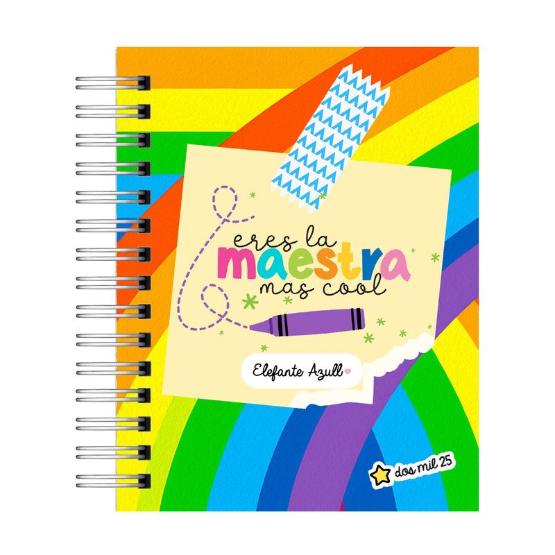 ELEFANTE AZULL - Agenda Profesores 2025