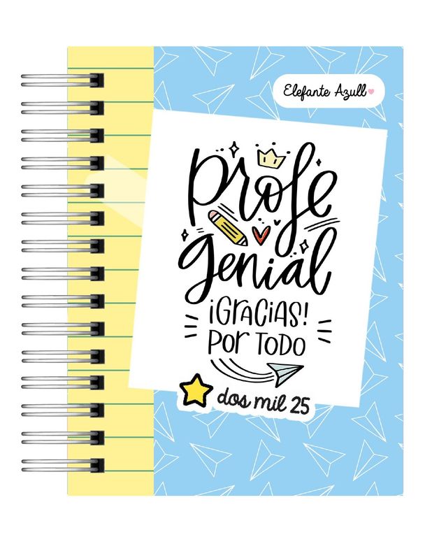 ELEFANTE AZULL Agenda Profesores 2025 | falabella.com