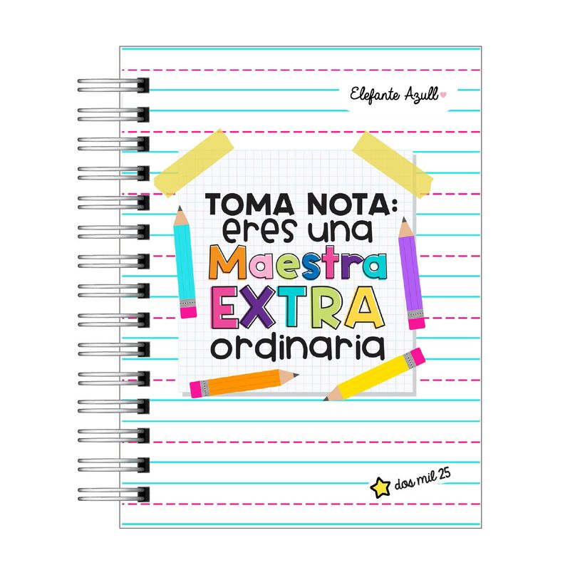 ELEFANTE AZULL - Agenda Profesores 2025
