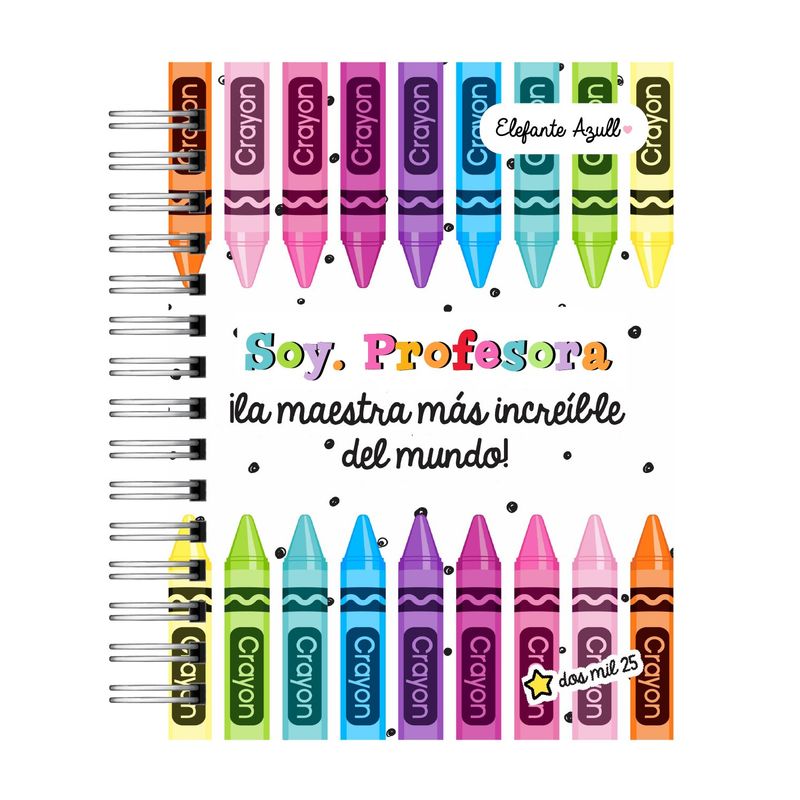 ELEFANTE AZULL - Agenda Profesores 2025