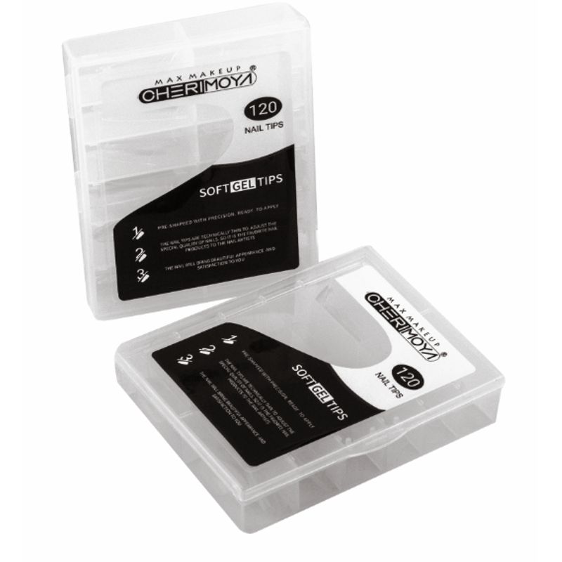CHERIMOYA - 120 Tips Soft Gel con sonrisa modelo cuadrado