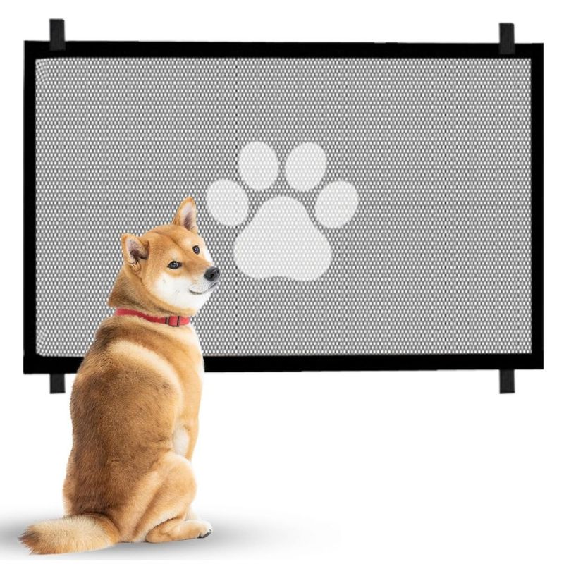 CRUSEC - Malla Puerta De Seguridad Para Mascotas Proteccion Hogar