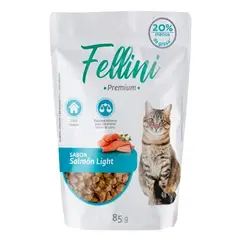 ANASAC - Fellini Alimento Gato Sabor Salmon Light Pouch 85Gr