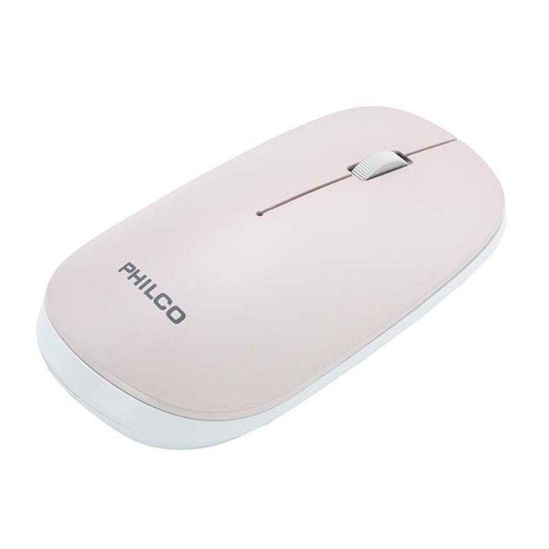PHILCO - Mouse Inalámbrico Óptico Usb Philco Rosado