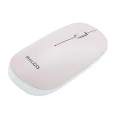 PHILCO - Mouse Inalámbrico Óptico Usb Rosado