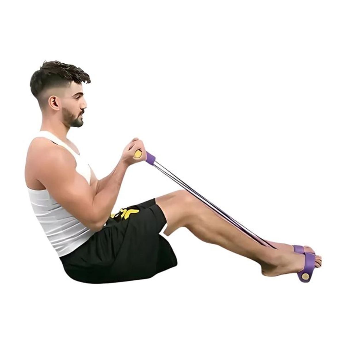 CRUSEC - Pack 4 Ligas De Resistencia Piernas 6 Tubos Bandas Elasticas