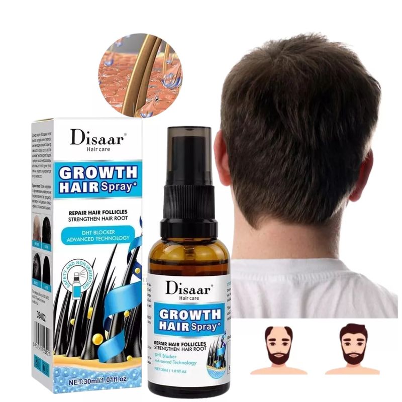 DISAAR - Spray Fortalecedor Del Cabello Alopecia Crecimiento Cabello