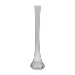 GENERICO - Florero de Vidrio Cristalino Liso Perfecto para Decorar de 50cm