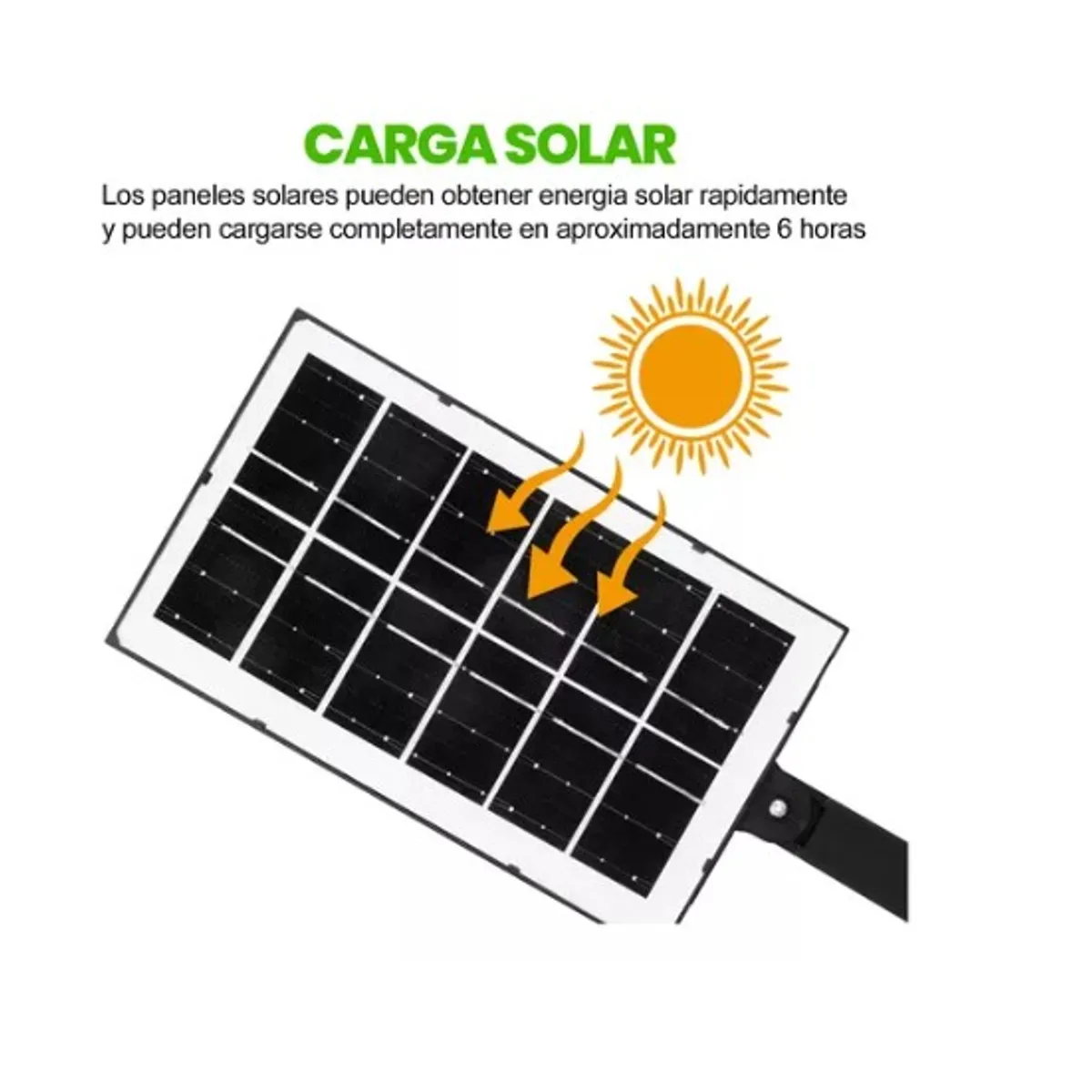 ESHOPANGIE - Foco Led Solar Ip65 Con Sensor De Movimiento Bk-210-2