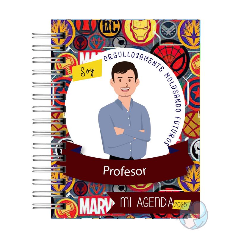 ELEFANTE AZULL - Agenda Profesor 2025