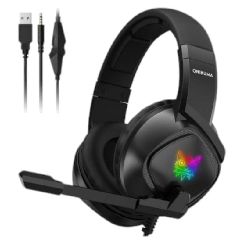 ONIKUMA - Audífonos gamer Onikuma  K19  negros
