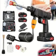 GENERICO - Hidrolavadora Inalámbrica Con 2 Baterías De 96v