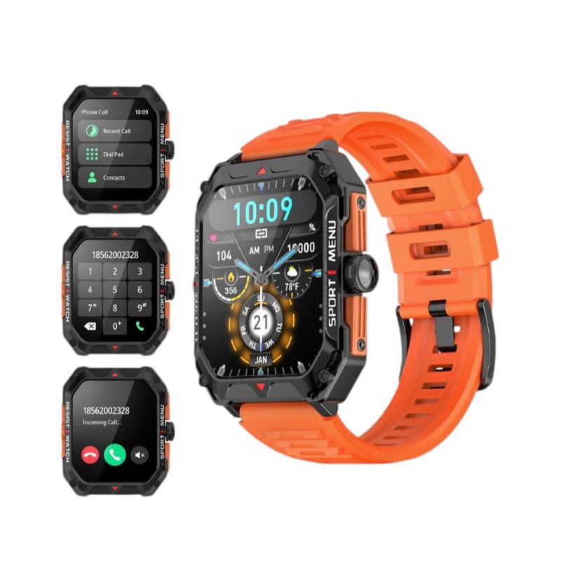 GENERICO - Smartwatch Deportivo Reloj Inteligente Vidvie Sw1614 Ip68 Bt Naranjo