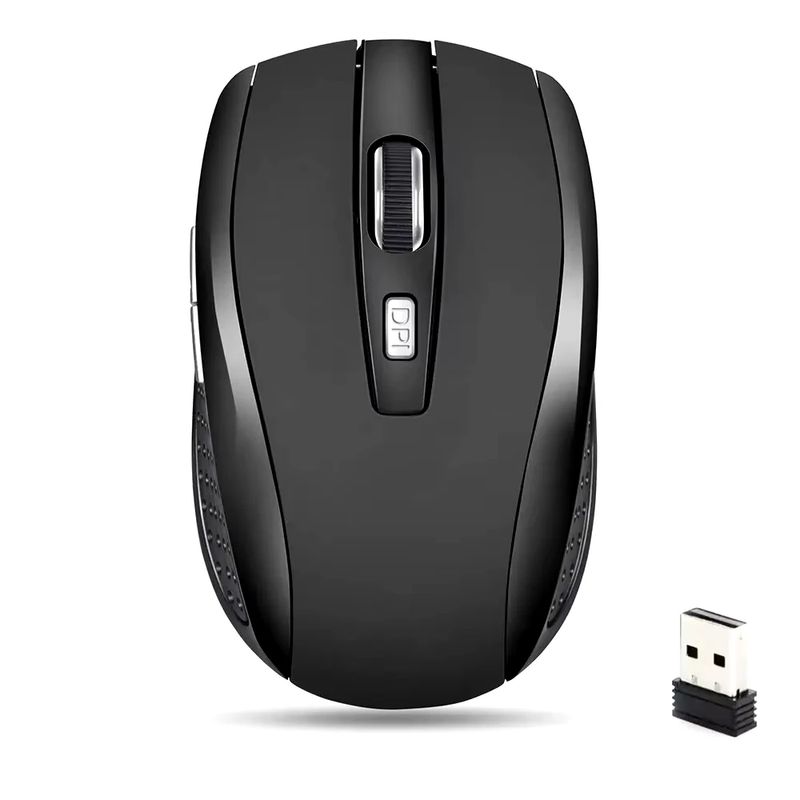GENERICO - Mouse Inalámbrico Ergonómico 24Ghz Dpi ajustable