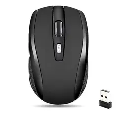 GENERICO - Mouse Inalámbrico Ergonómico 24Ghz Dpi ajustable