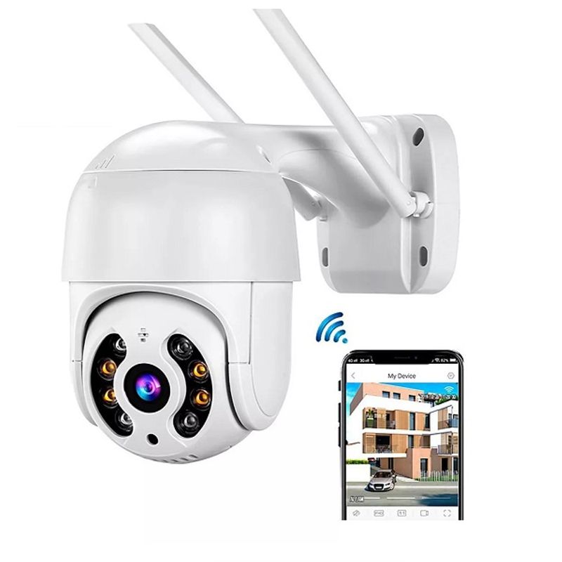 GENERICO - Cámara Seguridad Wifi 5G IRM IP66 Interior Exterior