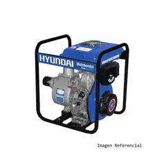 HYUNDAI - Motobomba Diesel 4x4 Partida eléctrica Agua limpia