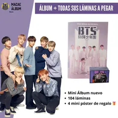 GENERICO - Mini Álbum BTS + Todas Sus Láminas A Pegar