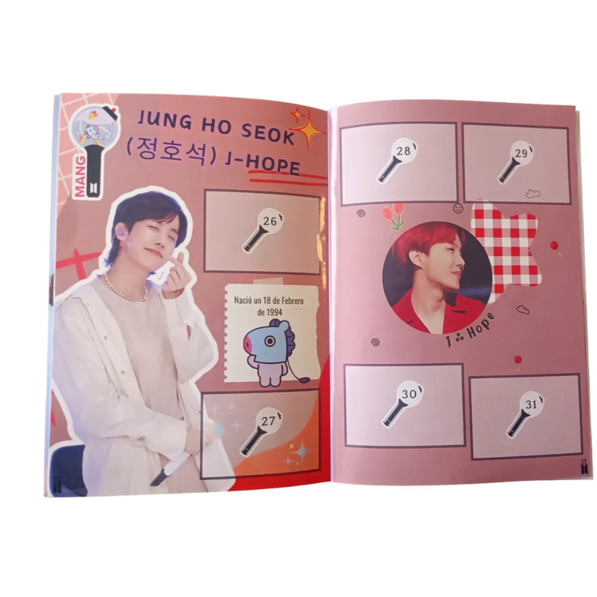 GENERICO - Mini Álbum BTS + Todas Sus Láminas A Pegar