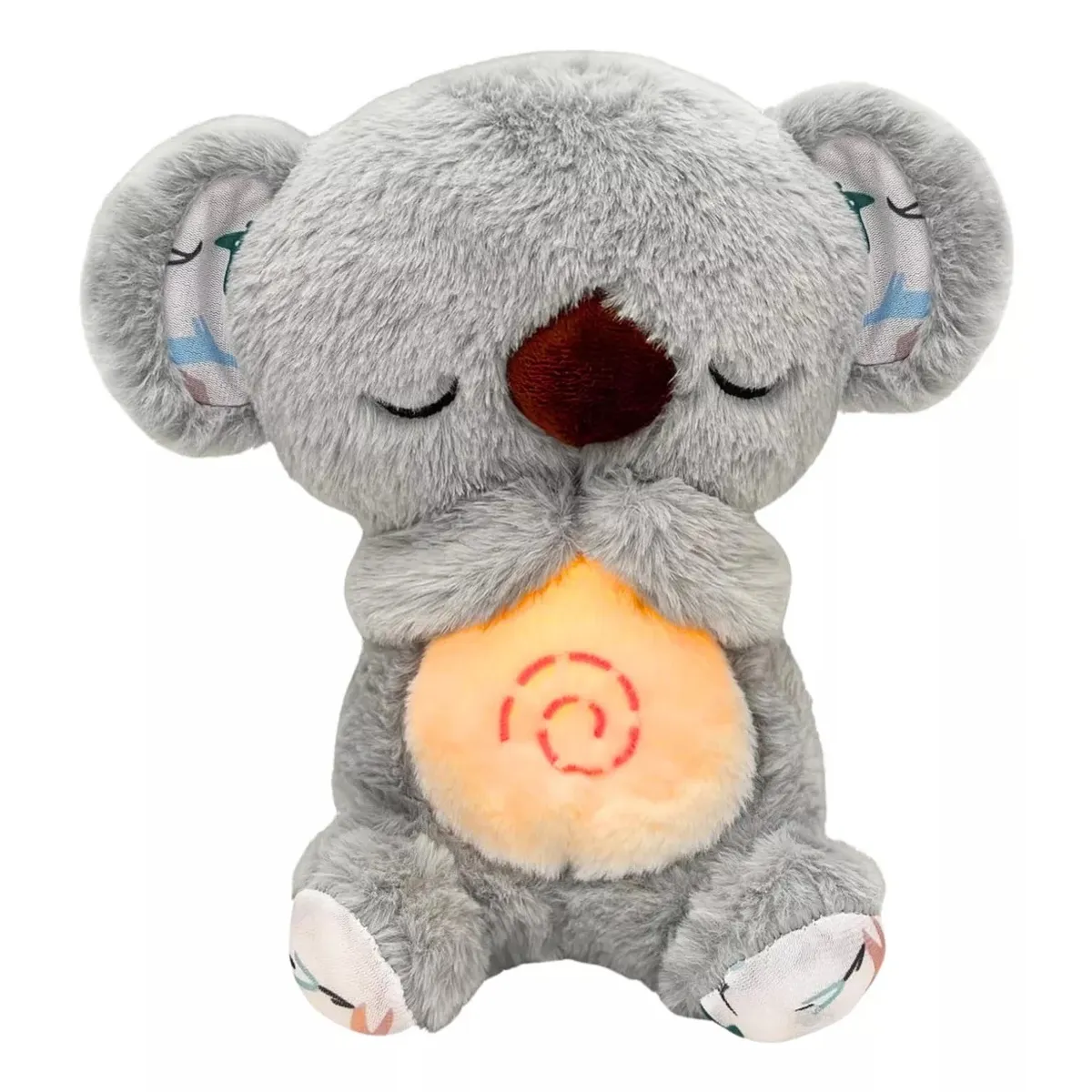 GENERICO - Koala Con Voz Y Respiración Hora De Dormir Color Gris