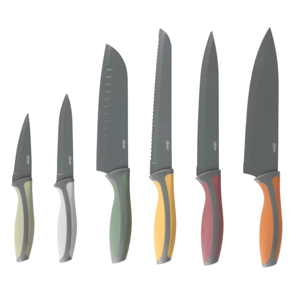 OSTER - Set Cuchillos Oster con Funda Colores 6 Pcs Ronnan