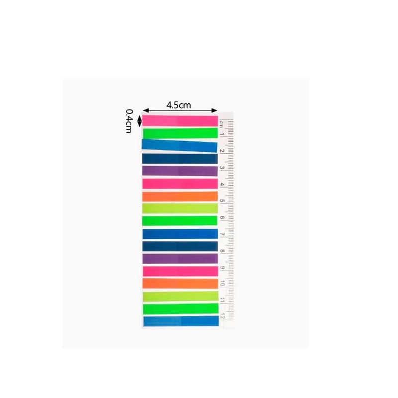GENERICO - Notas Adhesivas Colores  4.5×0.4cm