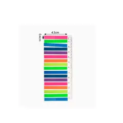 GENERICO - Notas Adhesivas Colores 4.5×0.4cm