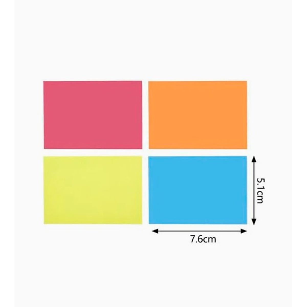 GENERICO - Taco de Notas 100 Hojas 7.6×5.1cm