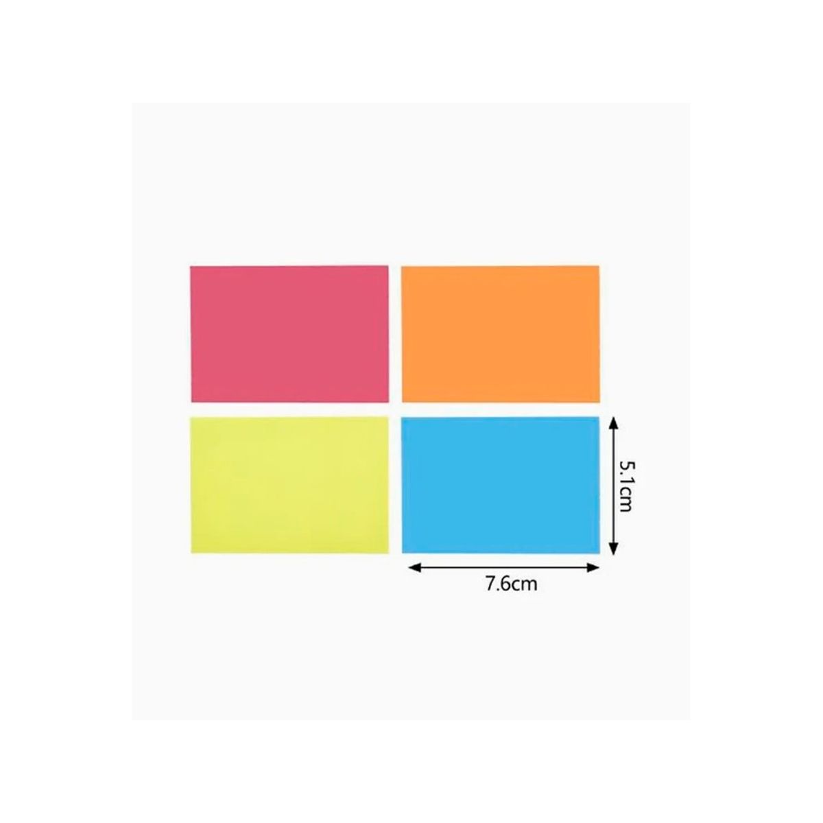 GENERICO - Taco de Notas 100 Hojas 7.6×5.1cm