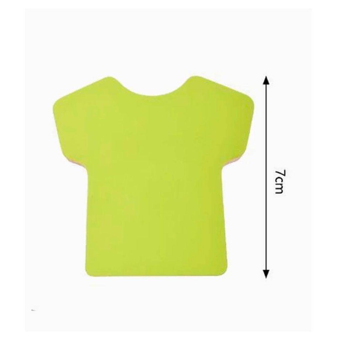 GENERICO - Notas Adhesivas Forma Camisa 100 Hojas 7cm