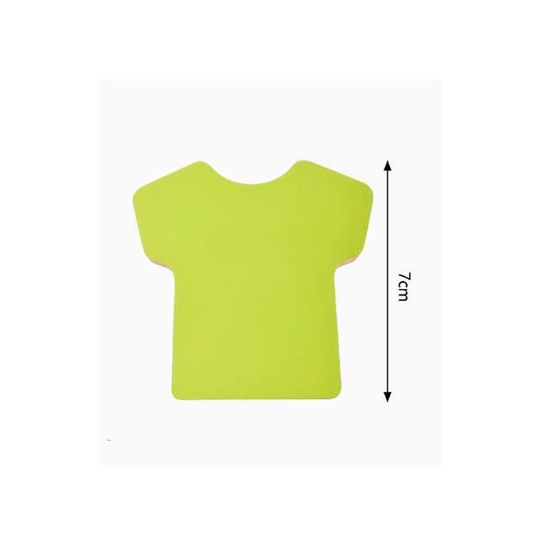 GENERICO - Notas Adhesivas Forma Camisa 100 Hojas 7cm