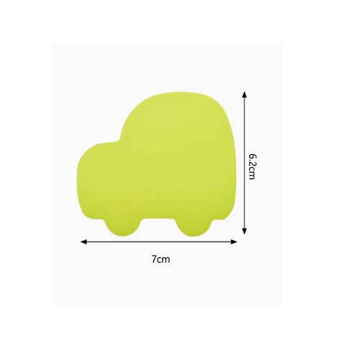 GENERICO - Notas Adhesivas Forma Carro 100 Hojas 7×6.2cm