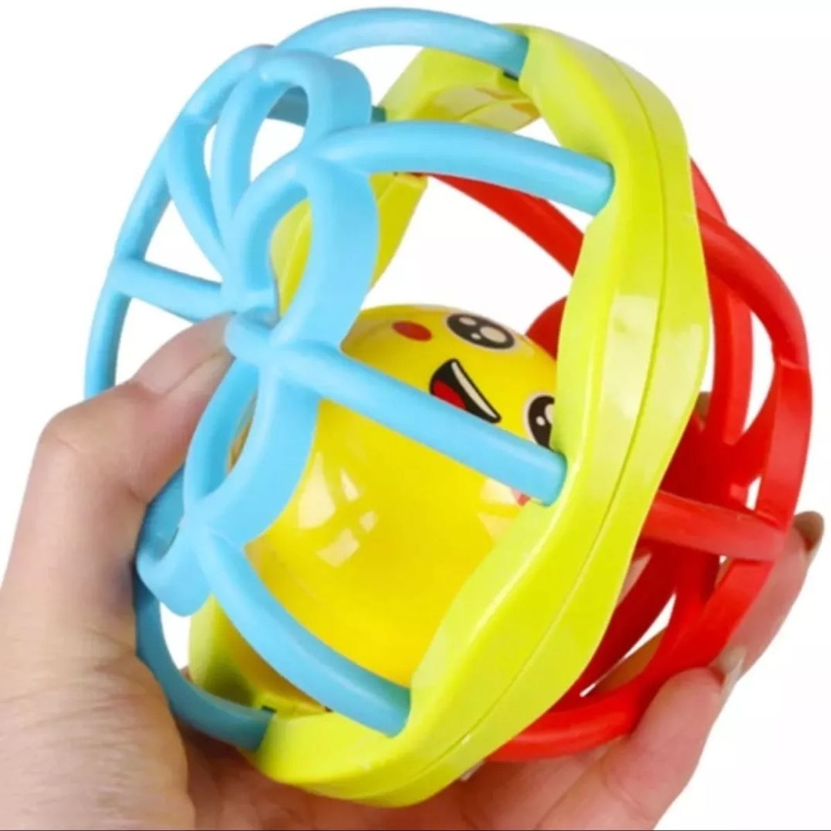 GENERICO - Pelota Sonajero Flexible Estimulación Sensorial Del Bebé